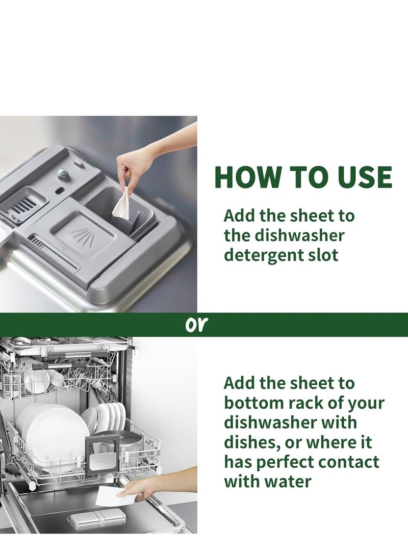 Grease  Stain Remover Dishwasher Cleaning Tablets - Multi-Functional, Eco-Friendly, Hypoallergenic, Safe for Kids  All Surfaces, 5X Cleaning Power, Soft Water Formula, 100% Dissolvable, Fres - Image 4